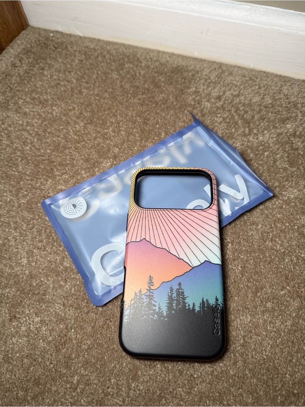 Casely iPhone 17 Pro Max Case - Sunset Mountains